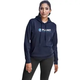 Ladies Okiyo Kaizen Eco Hooded Sweater Model Image